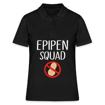 Allergie à l’épinéphrine et aux arachides Allergie aux noix Allergie - Polo Femme - noir - Devant - Ailine (174cm)
