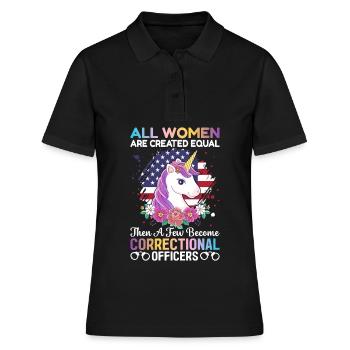 Organismes féminins d’application de la loi - Polo Femme - noir - Devant - Ailine (174cm)