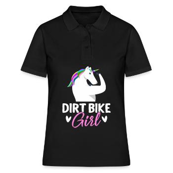 Motard tout-terrain - Polo Femme - noir - Devant - Ailine (174cm)