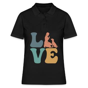 Dog Trainer Dog Training - Women's Polo Shirt - black - Front - Ailine (174cm)