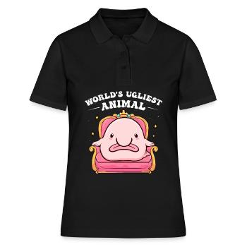 Funny Blob Fish - Women's Polo Shirt - black - Front - Ailine (174cm)