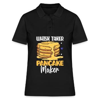 Crêpes amusantes - Polo Femme - noir - Devant - Ailine (174cm)