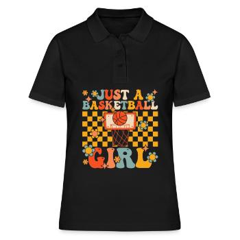 Joueur groovy - Polo Femme - noir - Devant - Ailine (174cm)