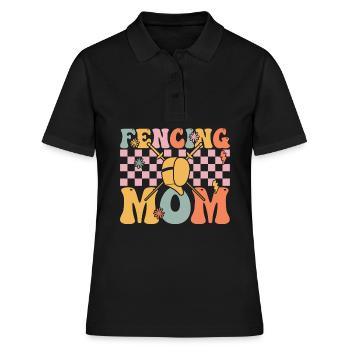 Groovy Foil Sabre Escrimeur - Polo Femme - noir - Devant - Ailine (174cm)