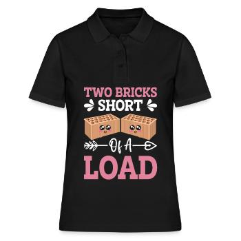 Lustiger Südstaaten-Slang Land - Frauen Polo Shirt - Schwarz - Vorne - Ailine (174cm)