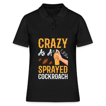 Lustiger Südstaaten-Slang Land - Frauen Polo Shirt - Schwarz - Vorne - Ailine (174cm)