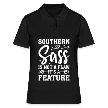Southern Girl - Women's Polo Shirt - black - Front - Ailine (174cm)