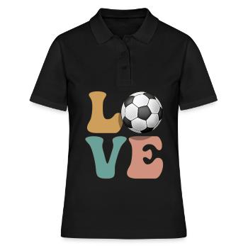 Footballeur - Polo Femme - noir - Devant - Ailine (174cm)