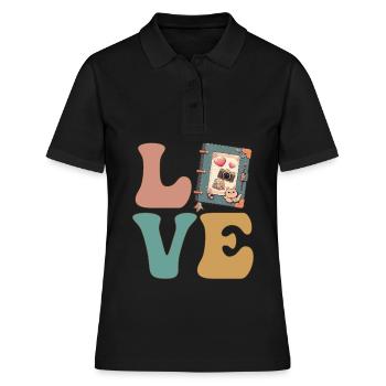 Scrapbooking Scrapbook Artisanat - Polo Femme - noir - Devant - Ailine (174cm)