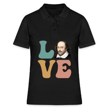 Shakespeare Littérature anglaise Littéraire - Polo Femme - noir - Devant - Ailine (174cm)