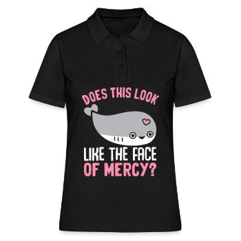 Lustiges Sacabambaspis Fisch Meme - Frauen Polo Shirt - Schwarz - Vorne - Ailine (174cm)