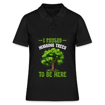 Défenseurs des arbres et écologistes - Polo Femme - noir - Devant - Ailine (174cm)