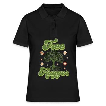 Environnementaliste, amoureux de la nature - Polo Femme - noir - Devant - Ailine (174cm)