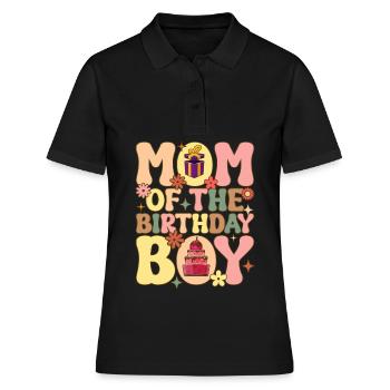 Policier Maman Application de la loi - Polo Femme - noir - Devant - Ailine (174cm)