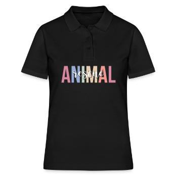 accept. - Women's Polo Shirt - black - Front - Ailine (174cm)