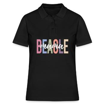 Beagle Hund Beagle Mama Beagle Liebhaber Beagle Fr - Frauen Polo Shirt - Schwarz - Vorne - Ailine (174cm)