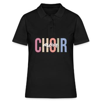 Chanteur Chanteur Chanteur Musicien - Polo Femme - noir - Devant - Ailine (174cm)