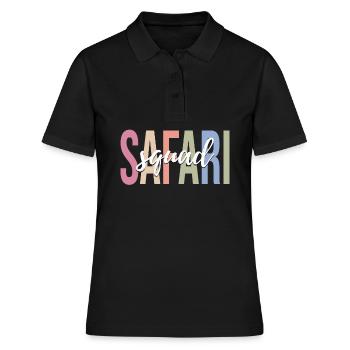 Safari Lovers Zoo Safari - Polo Femme - noir - Devant - Ailine (174cm)