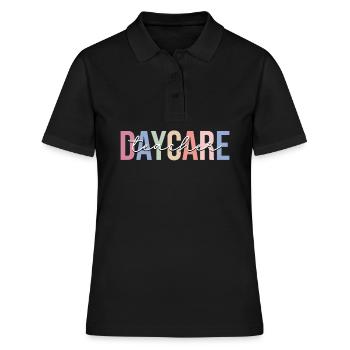 Superviseur de garde d’enfants Garde d’enfants - Polo Femme - noir - Devant - Ailine (174cm)