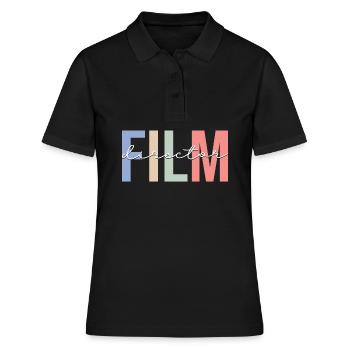 Réalisateur Cinéaste Réalisation - Polo Femme - noir - Devant - Ailine (174cm)