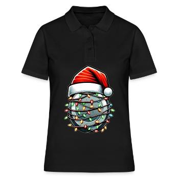 Disc Golf Disc Golfing Disc Golfer Weihnachtsmütze - Frauen Polo Shirt - Schwarz - Vorne - Ailine (174cm)