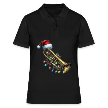 Trompette Instrument de musique - Polo Femme - noir - Devant - Ailine (174cm)