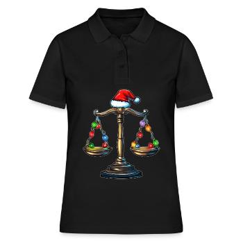 Balance de la Justice Futur Avocat Avocat - Polo Femme - noir - Devant - Ailine (174cm)