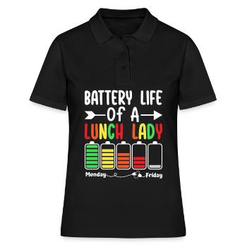 Autonomie de la batterie d’un employé dans le - Polo Femme - noir - Devant - Ailine (174cm)