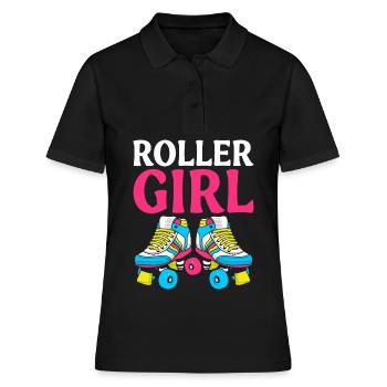Roller Girl Patinage Patinage Fille Patinage - Polo Femme - noir - Devant - Ailine (174cm)