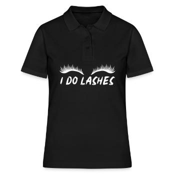 Artiste des cils Amoureux des cils I Do Lashes - Polo Femme - noir - Devant - Ailine (174cm)