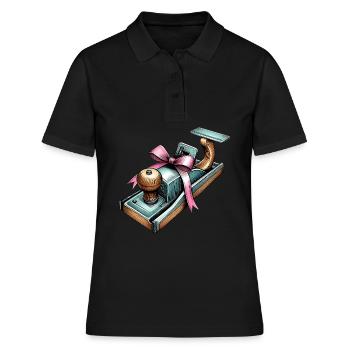 Coquette Arc Menuisier - Polo Femme - noir - Devant - Ailine (174cm)