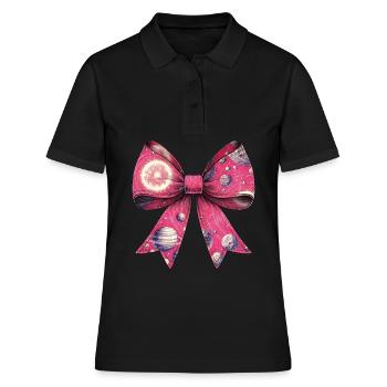 Arc coquet système solaire Boho Planet - Polo Femme - noir - Devant - Ailine (174cm)