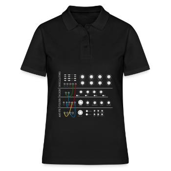 Modular Synthesizer Analog Music Producer - Women's Polo Shirt - black - Front - Ailine (174cm)