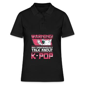 K-Pop - Polo Femme - noir - Devant - Ailine (174cm)