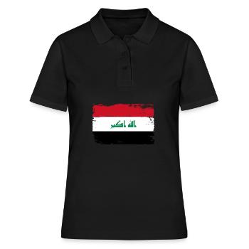 Irak - Frauen Polo Shirt - Schwarz - Vorne - Ailine (174cm)