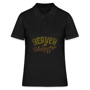 Biber - Frauen Polo Shirt - Schwarz - Vorne - Ailine (174cm)