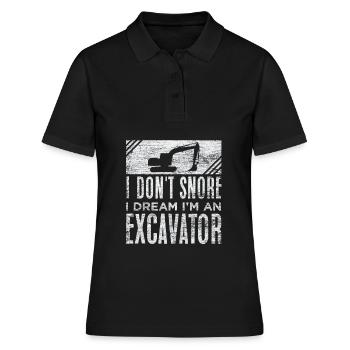 Bagger - Frauen Polo Shirt - Schwarz - Vorne - Ailine (174cm)