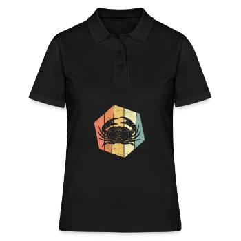 Crabe crabe crabe cru - Polo Femme - noir - Devant - Ailine (174cm)