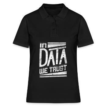 Computer Science Nerd Coding - Women's Polo Shirt - black - Front - Ailine (174cm)