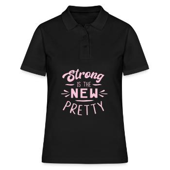 Féminisme féministe - Polo Femme - noir - Devant - Ailine (174cm)