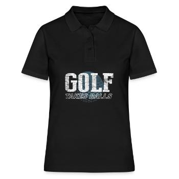 golf - Women's Polo Shirt - black - Front - Ailine (174cm)