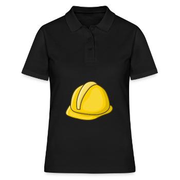 Artisan travailleur de la construction casque - Polo Femme - noir - Devant - Ailine (174cm)