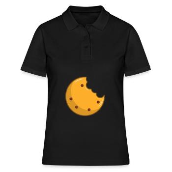 Cookie biscuit - Women's Polo Shirt - black - Front - Ailine (174cm)