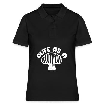 Doux comme un bouton - Polo Femme - noir - Devant - Ailine (174cm)