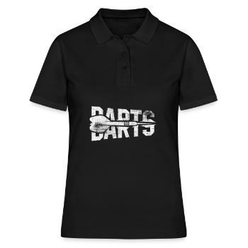 Darts Dart - Frauen Polo Shirt - Schwarz - Vorne - Ailine (174cm)
