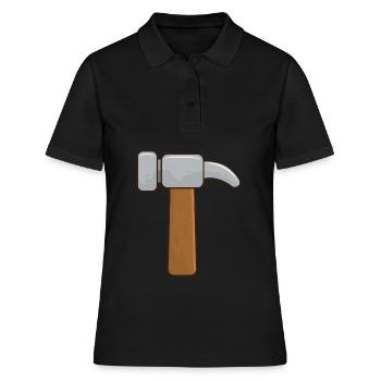 Hammer - Frauen Polo Shirt - Schwarz - Vorne - Ailine (174cm)