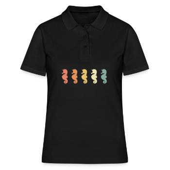 Hippocampe - Polo Femme - noir - Devant - Ailine (174cm)