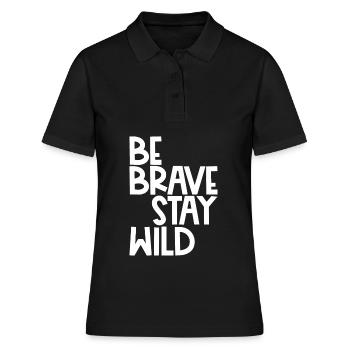 Outdoor Wild Camping - Polo Femme - noir - Devant - Ailine (174cm)