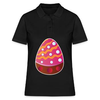 Pâques Oeufs de Pâques - Polo Femme - noir - Devant - Ailine (174cm)