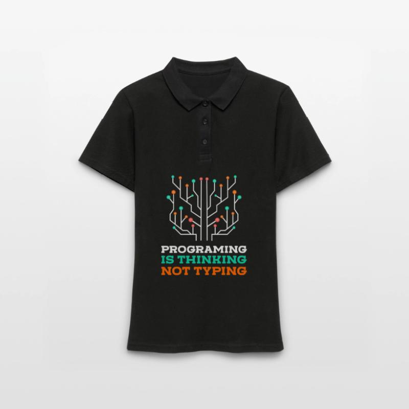 Programmierer Coder Nerd Frauen Polo Shirt